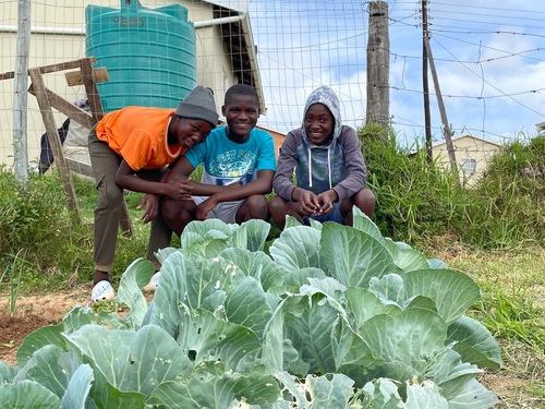 Youth development permaculture gardening